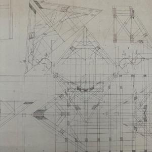 Drawings Or Sketches Of A Carpenter Compagnon Du Devoir 19th Century