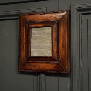 Cadre miroir XVIIe en bois