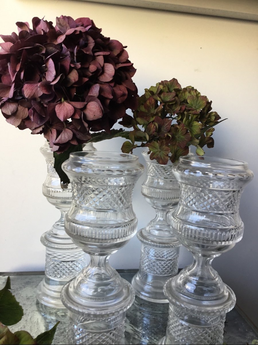 The Suite Of 4 Small Medici Shaped Vases-photo-1