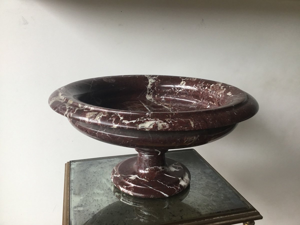 Important Neoclassical Style Marble Cup-photo-4