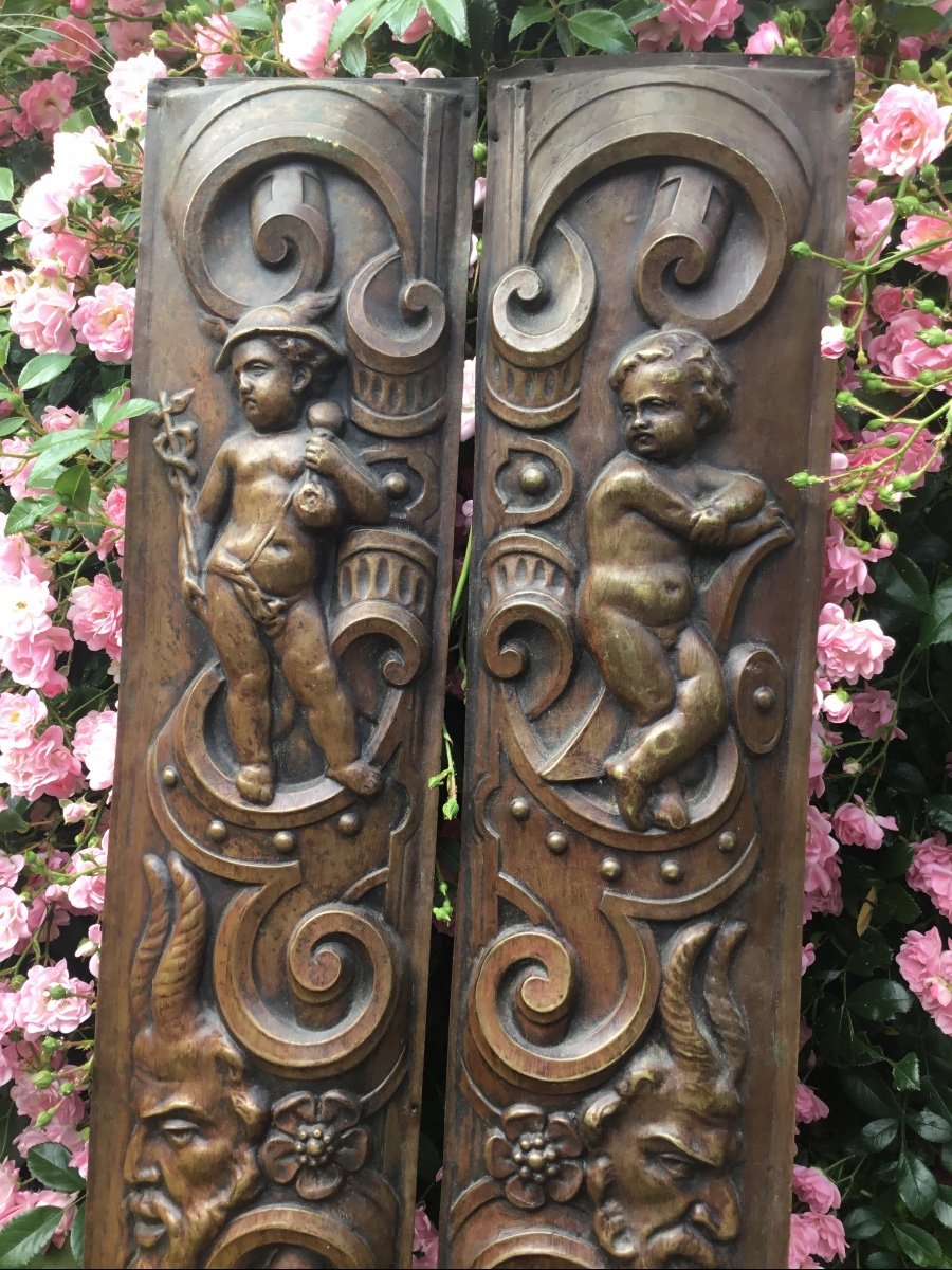 The Pair Of Renaissance Style Panels-photo-3