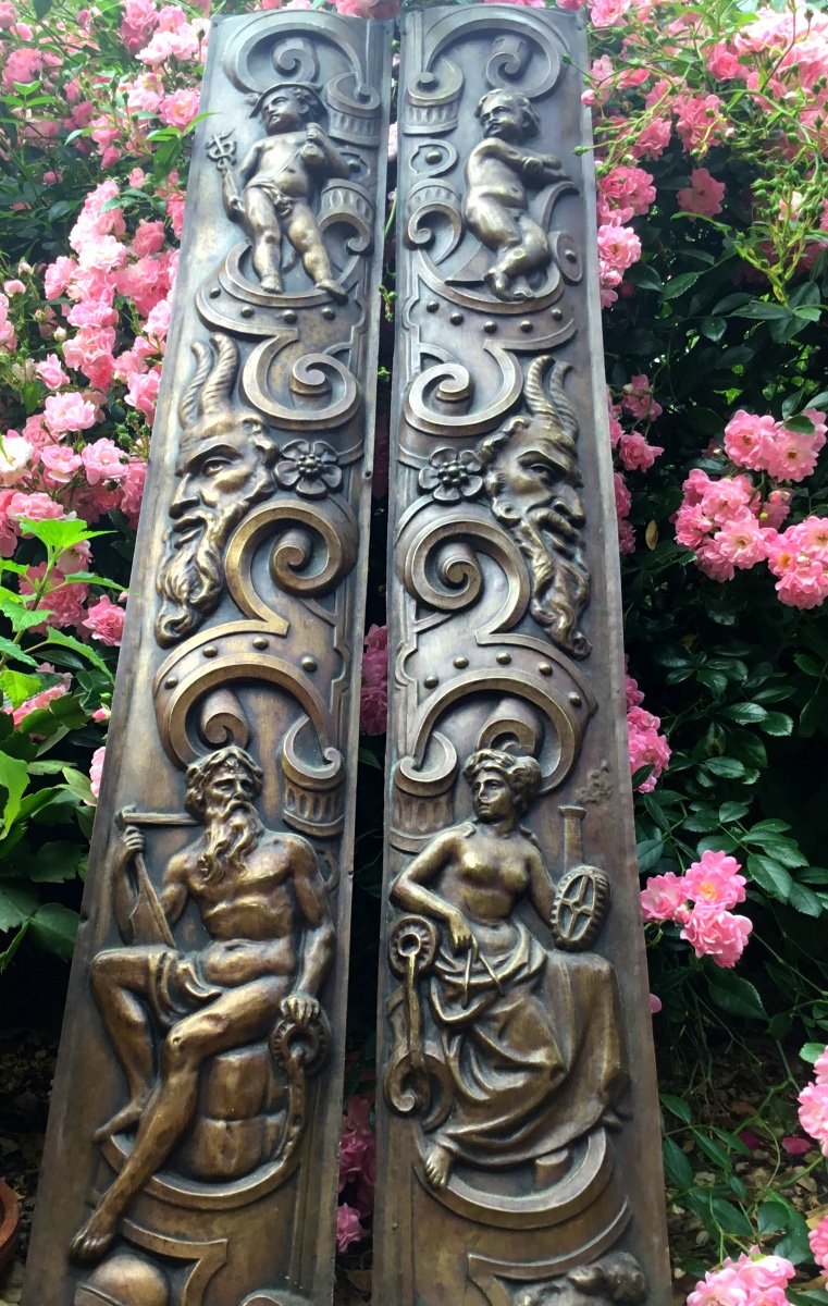 The Pair Of Renaissance Style Panels