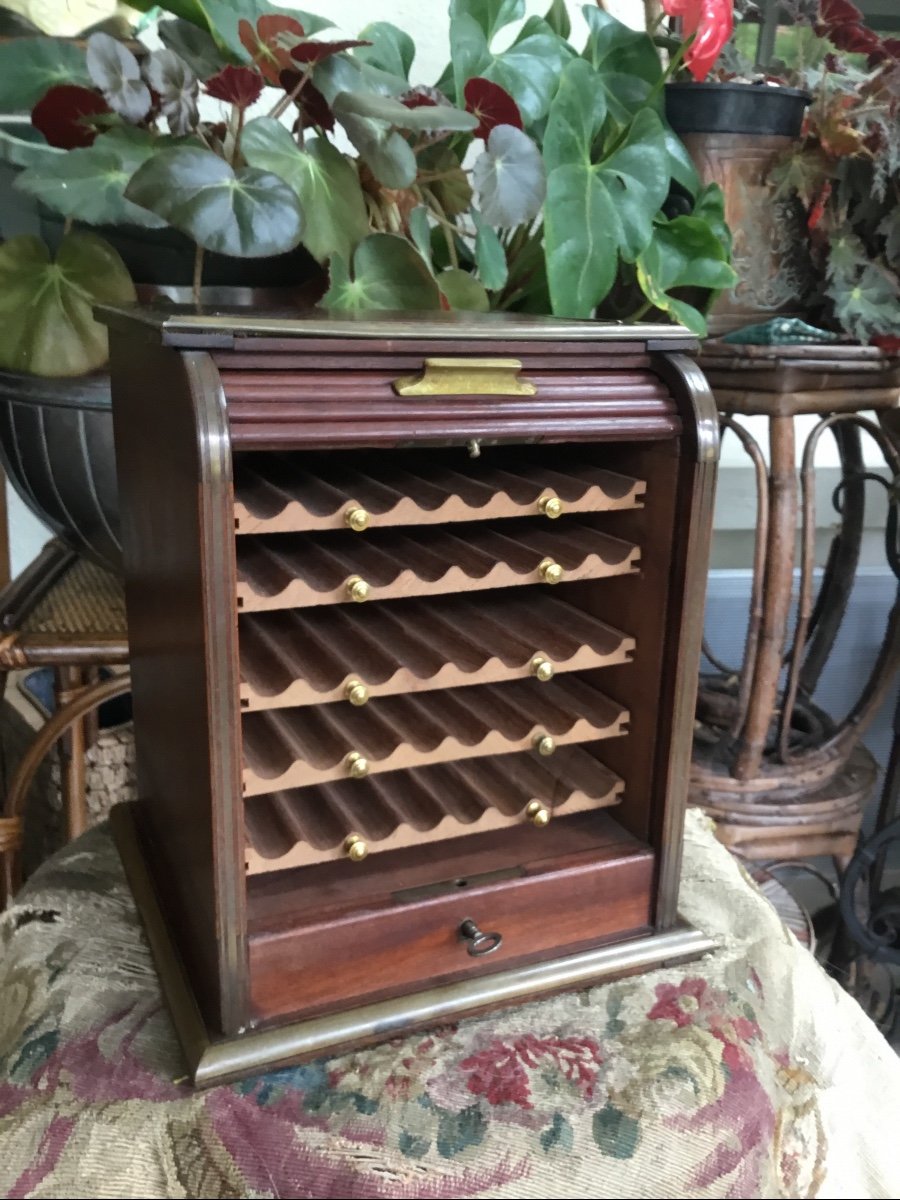 Napoleon III Cigar Cellar, 19th Century-photo-2