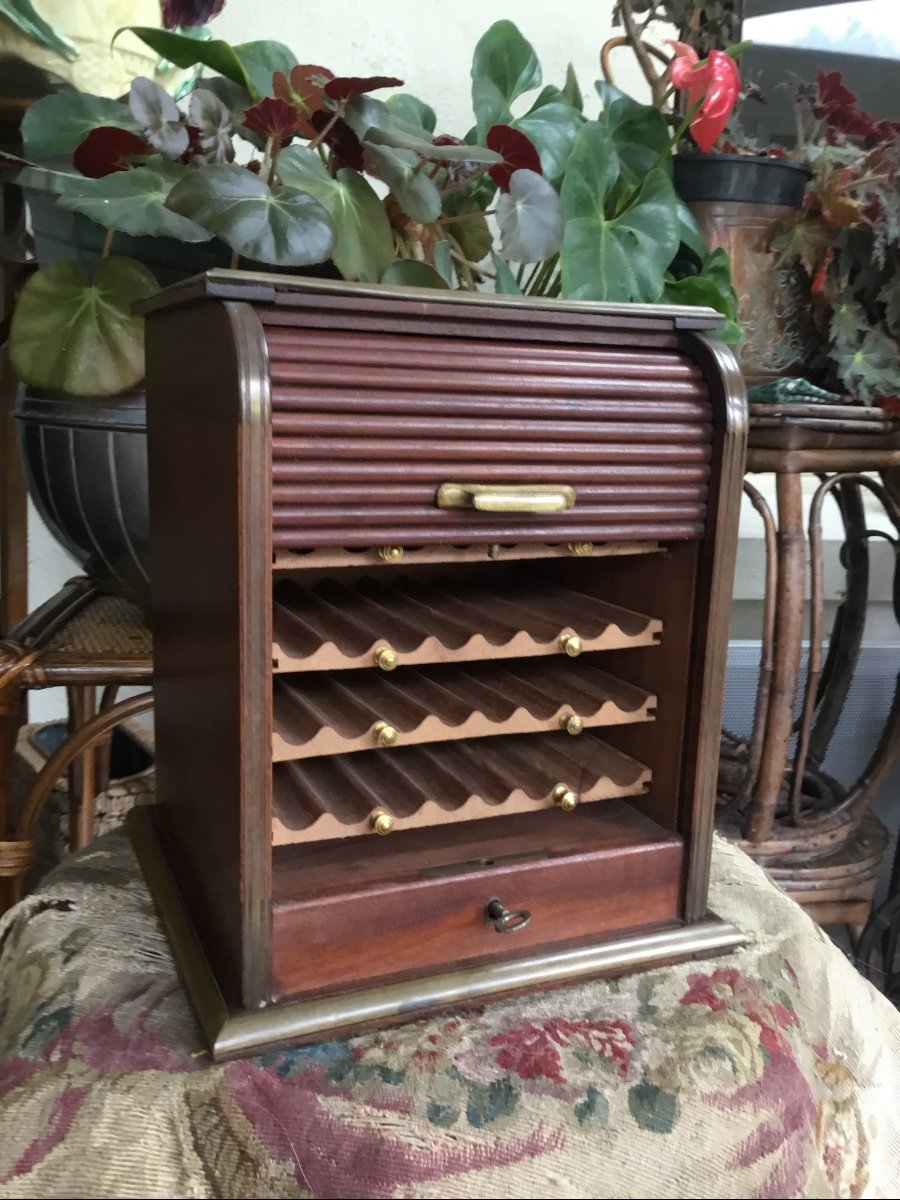 Napoleon III Cigar Cellar, 19th Century-photo-3