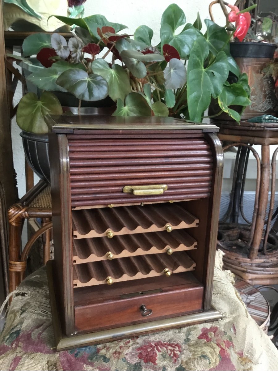 Napoleon III Cigar Cellar, 19th Century-photo-4