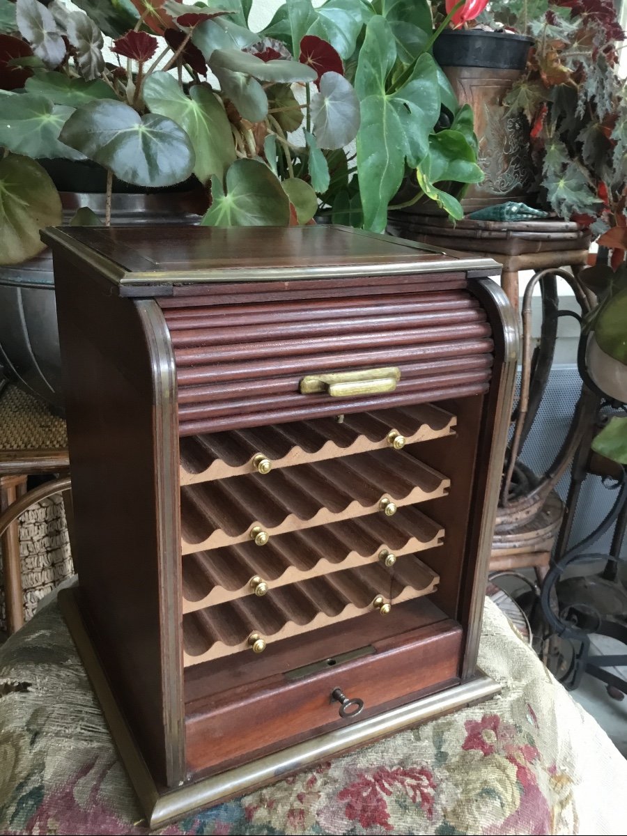 Napoleon III Cigar Cellar, 19th Century-photo-7