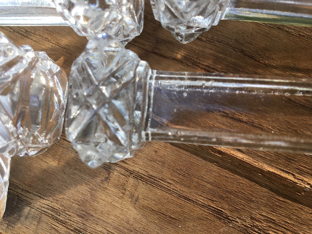 Suite Of 15 Crystal Knife Holders-photo-5