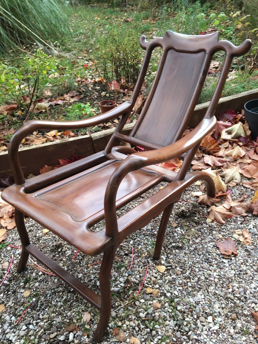 Exotic Wood Lounge Chair-photo-3
