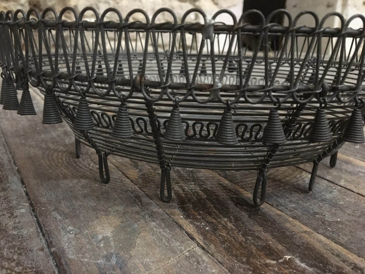 Popular Art, Woven Iron Basket, Plombières Les Bains-photo-4