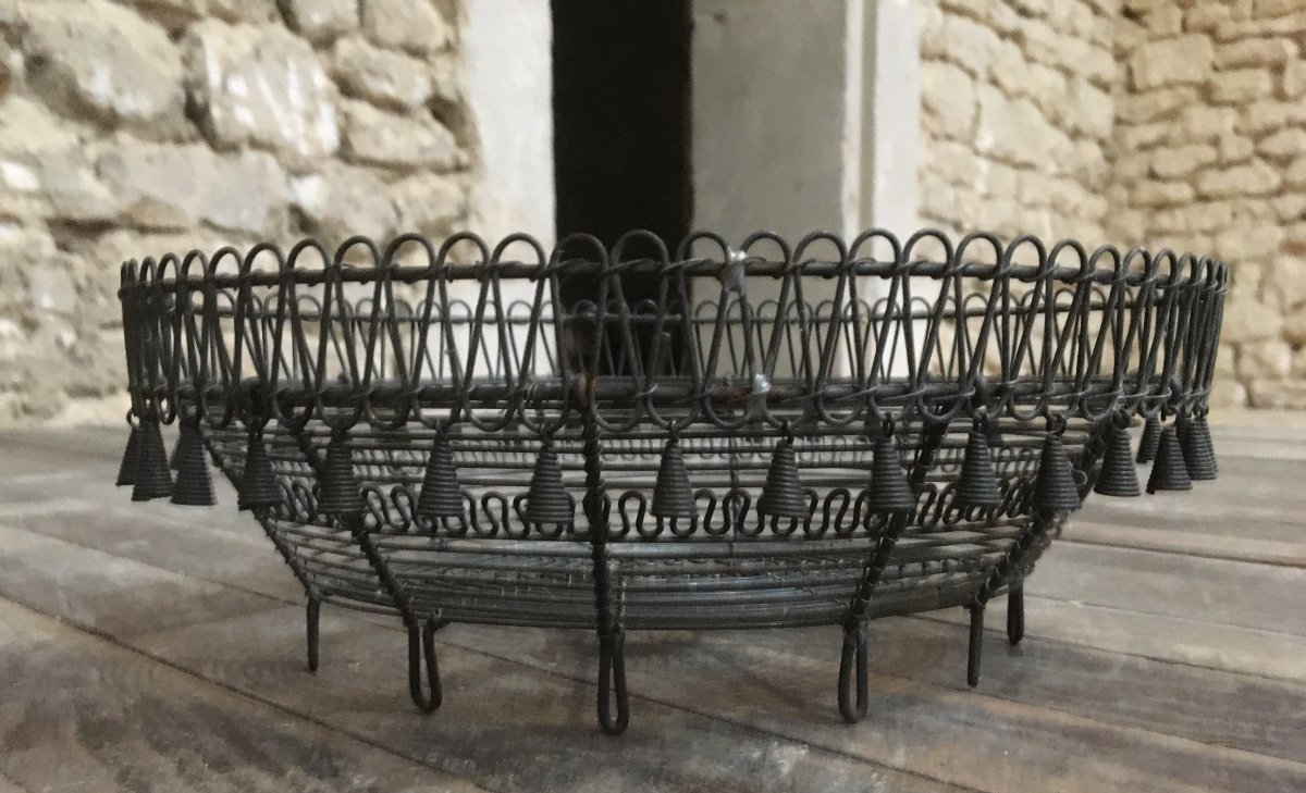 Popular Art, Woven Iron Basket, Plombières Les Bains-photo-4