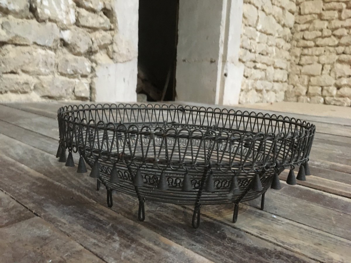 Popular Art, Woven Iron Basket, Plombières Les Bains-photo-7