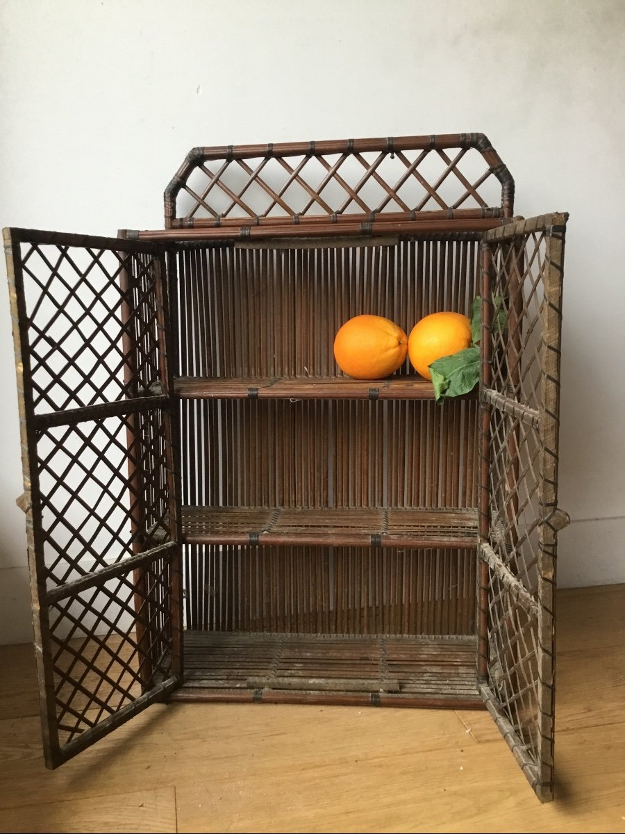 Small Ranger Furniture In Woven Wicker, Circa 1900-photo-3