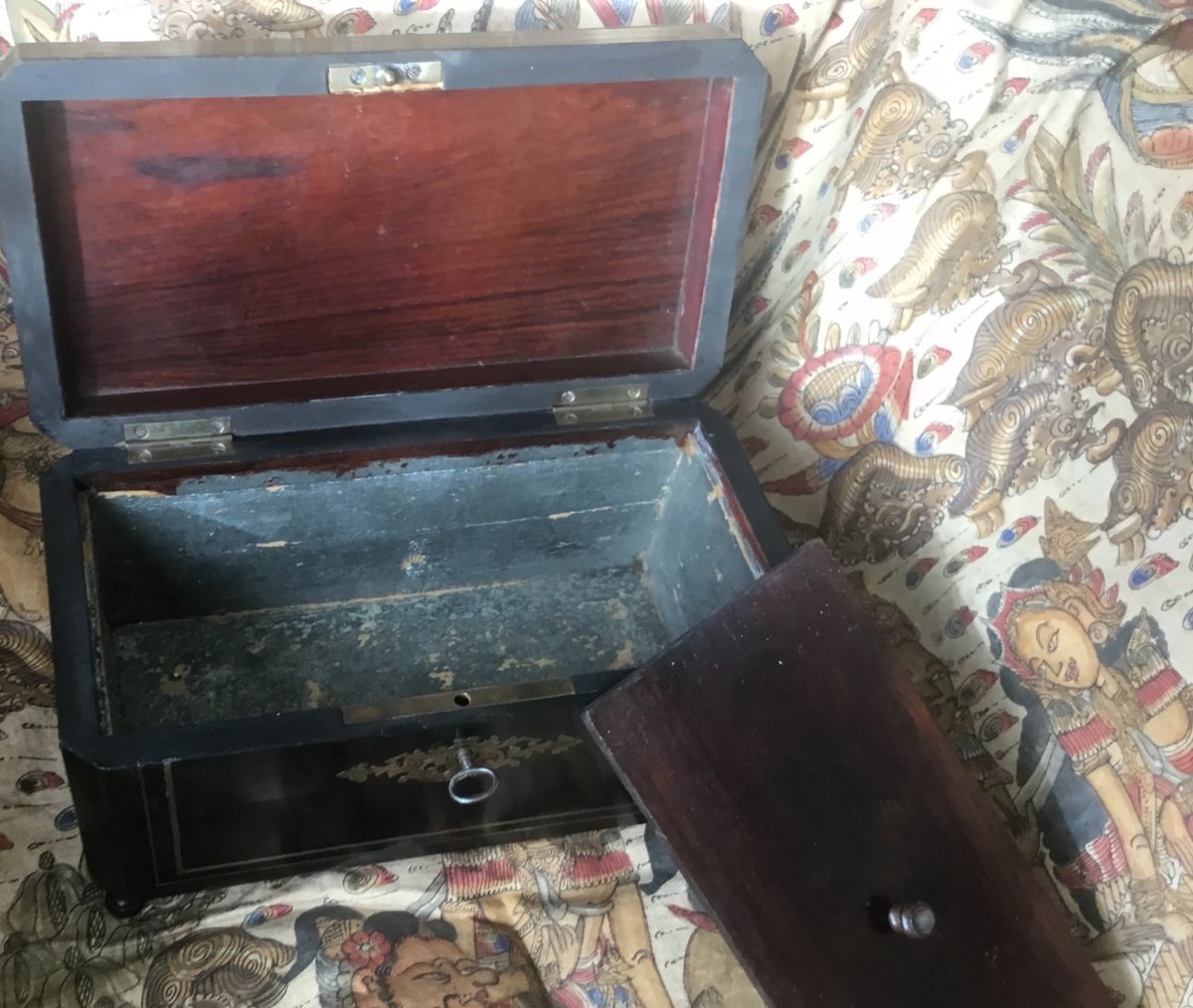 Box, Coffee Box In Boulle Marquetry -photo-5