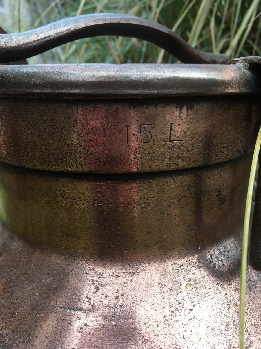 Large Copper Milk Can-photo-3