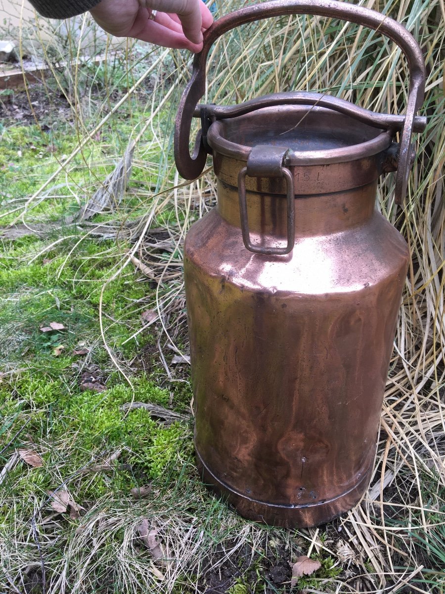 Large Copper Milk Can-photo-7