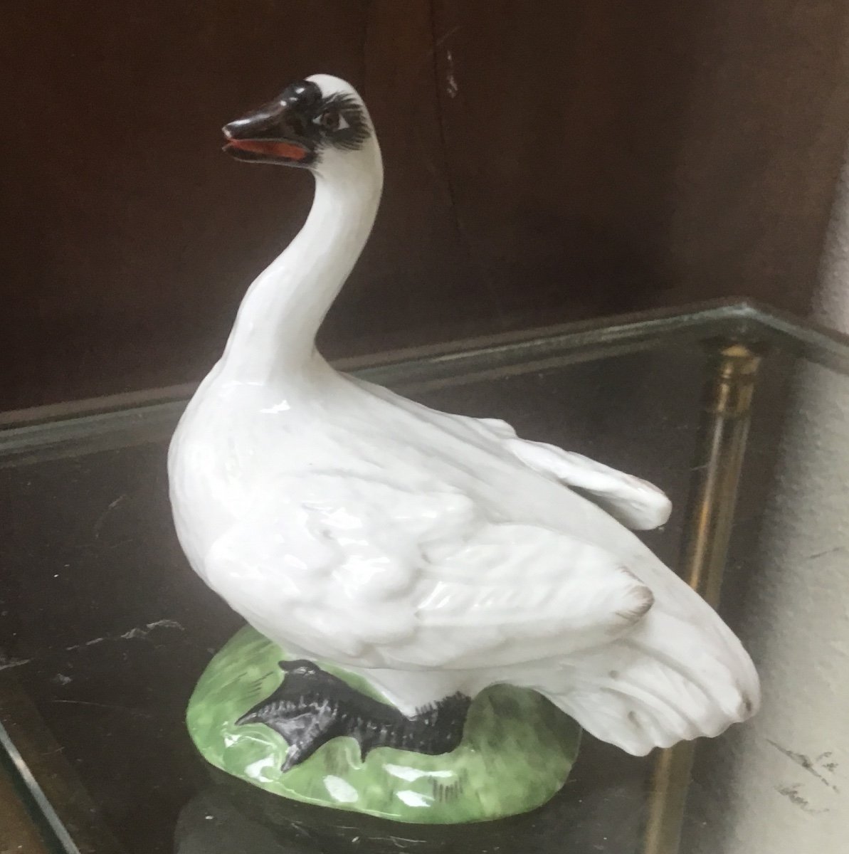 Meissen Cygne De Kaendler,  En Porcelaine-photo-1