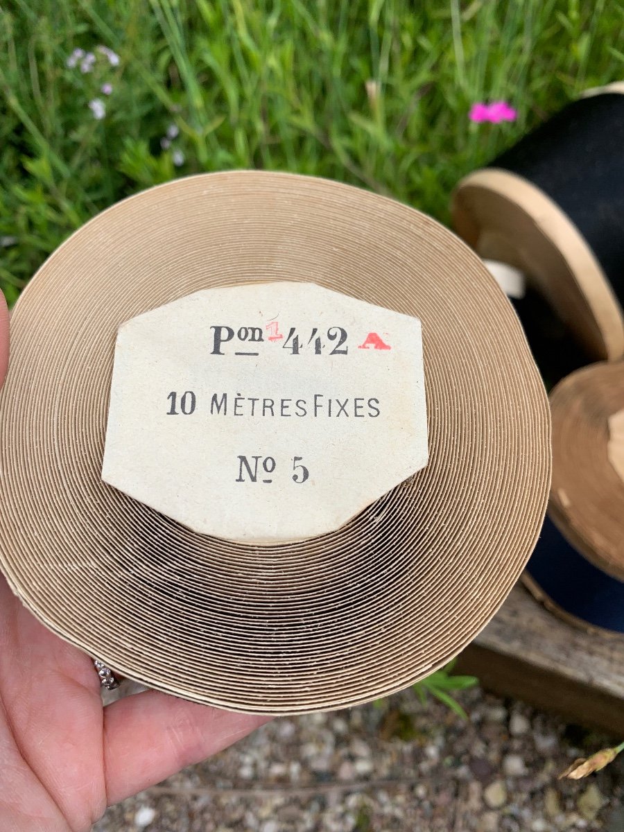 The 4 Spools Of New 10 Meter Ribbon, 1950s-photo-2