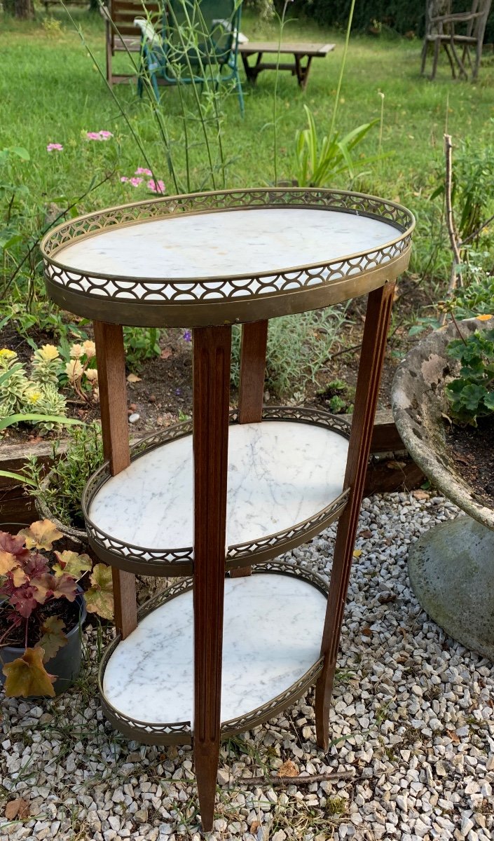 Three-tier Marble Top Serving Trolley -photo-4