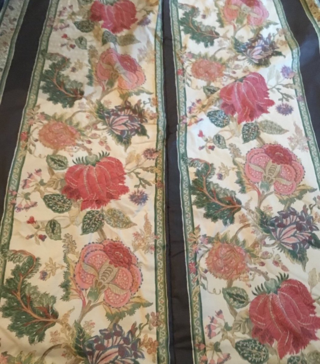 Large Hanging, 2 Double Curtains Joined, Indian (2 Available) -photo-6