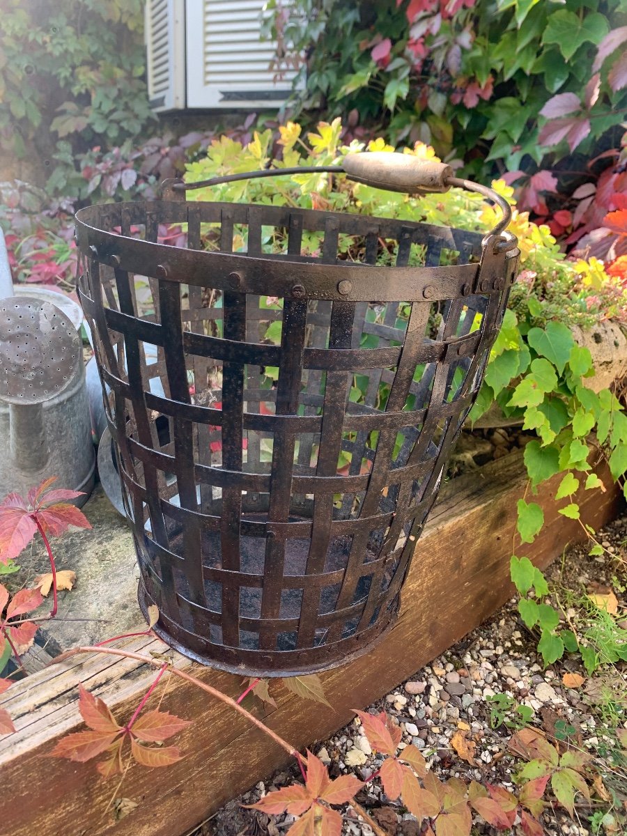 Woven Metal Basket -photo-3