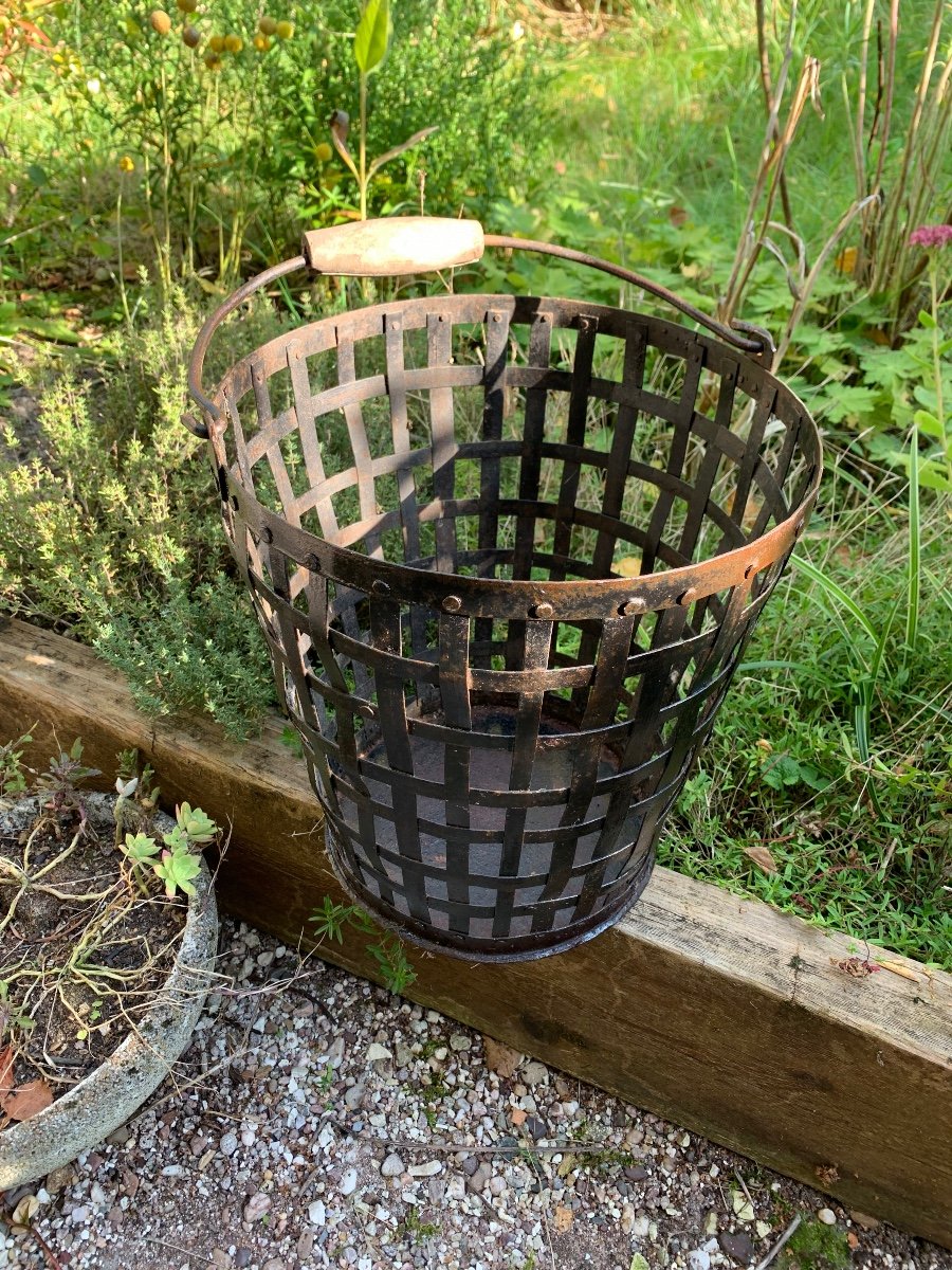 Woven Metal Basket -photo-7