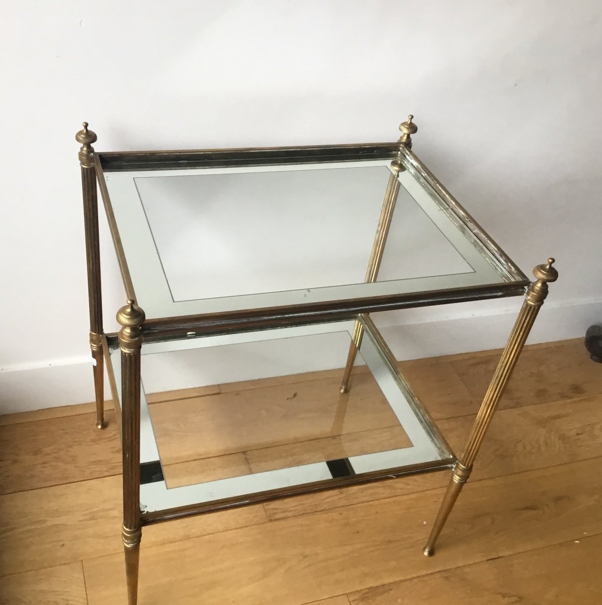 Dlg Maison Jansen Gilt Bronze End Table -photo-4