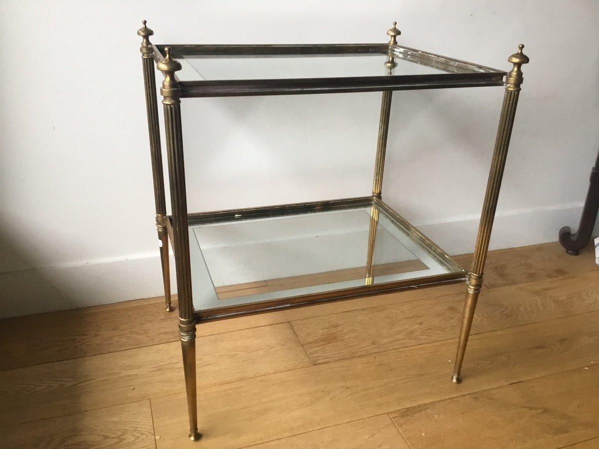 Dlg Maison Jansen Gilt Bronze End Table -photo-2