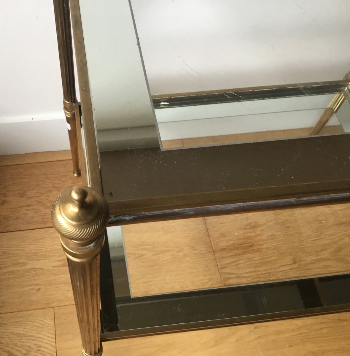 Dlg Maison Jansen Gilt Bronze End Table -photo-7