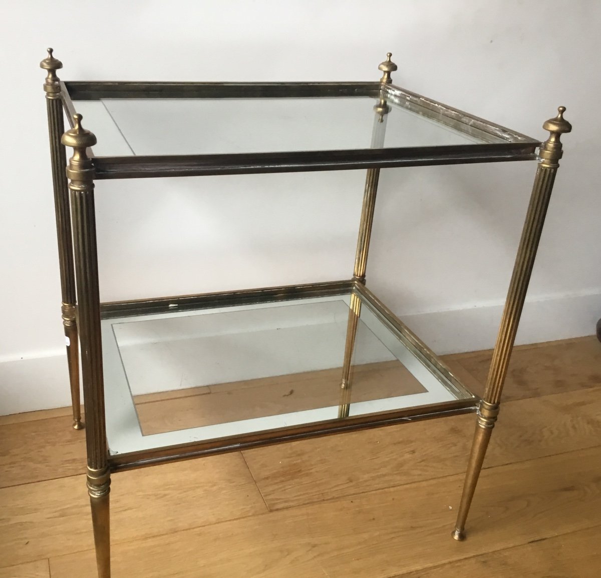 Dlg Maison Jansen Gilt Bronze End Table 