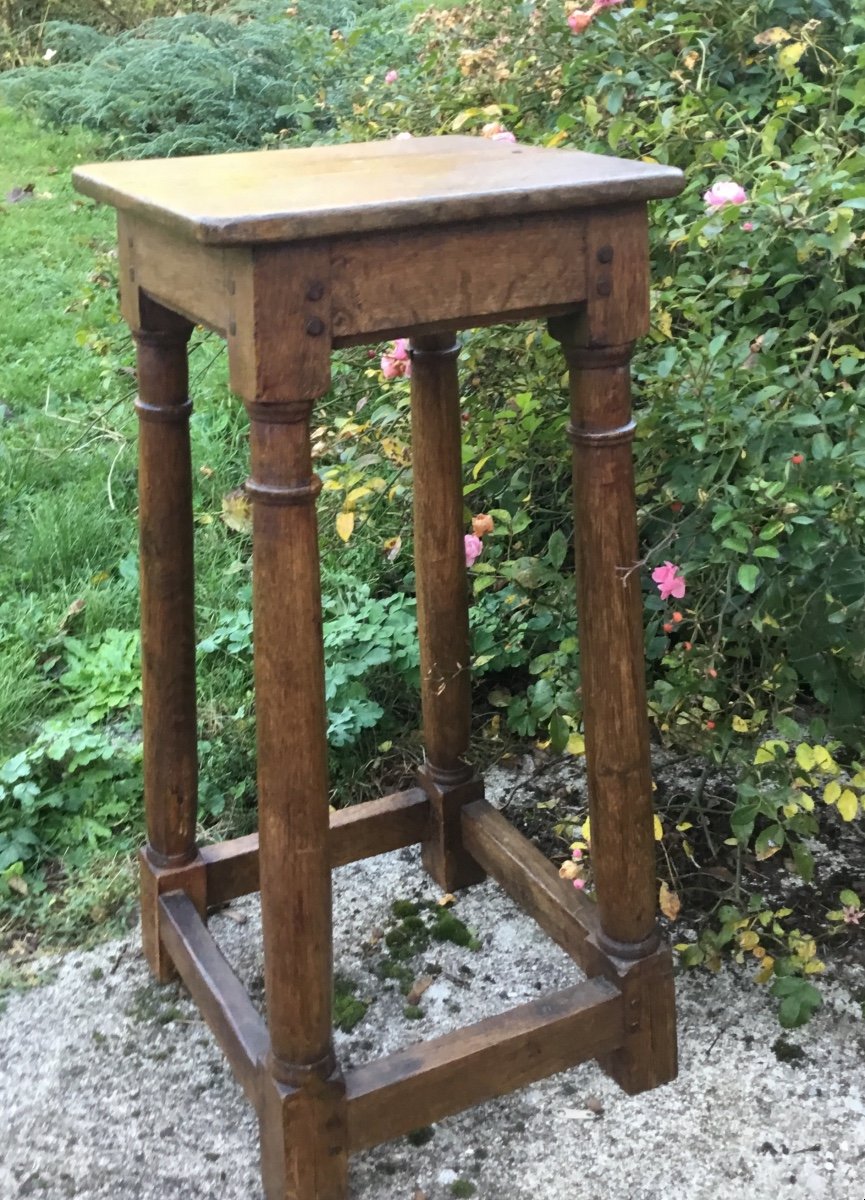 Tabouret De Chantre Pouvant servir  de Sellette D’atelier 