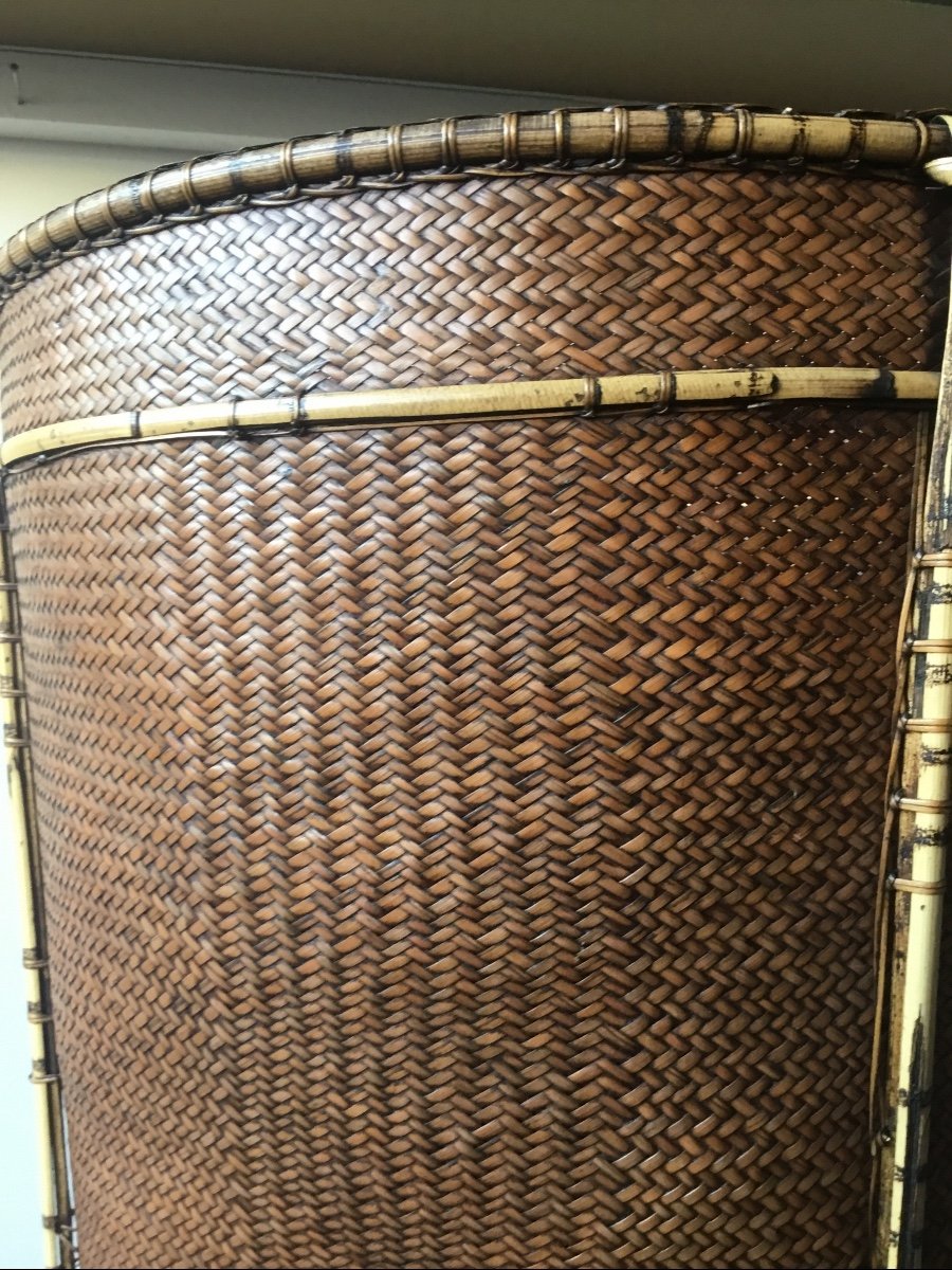 Woven Bamboo Waste Paper Basket -photo-4