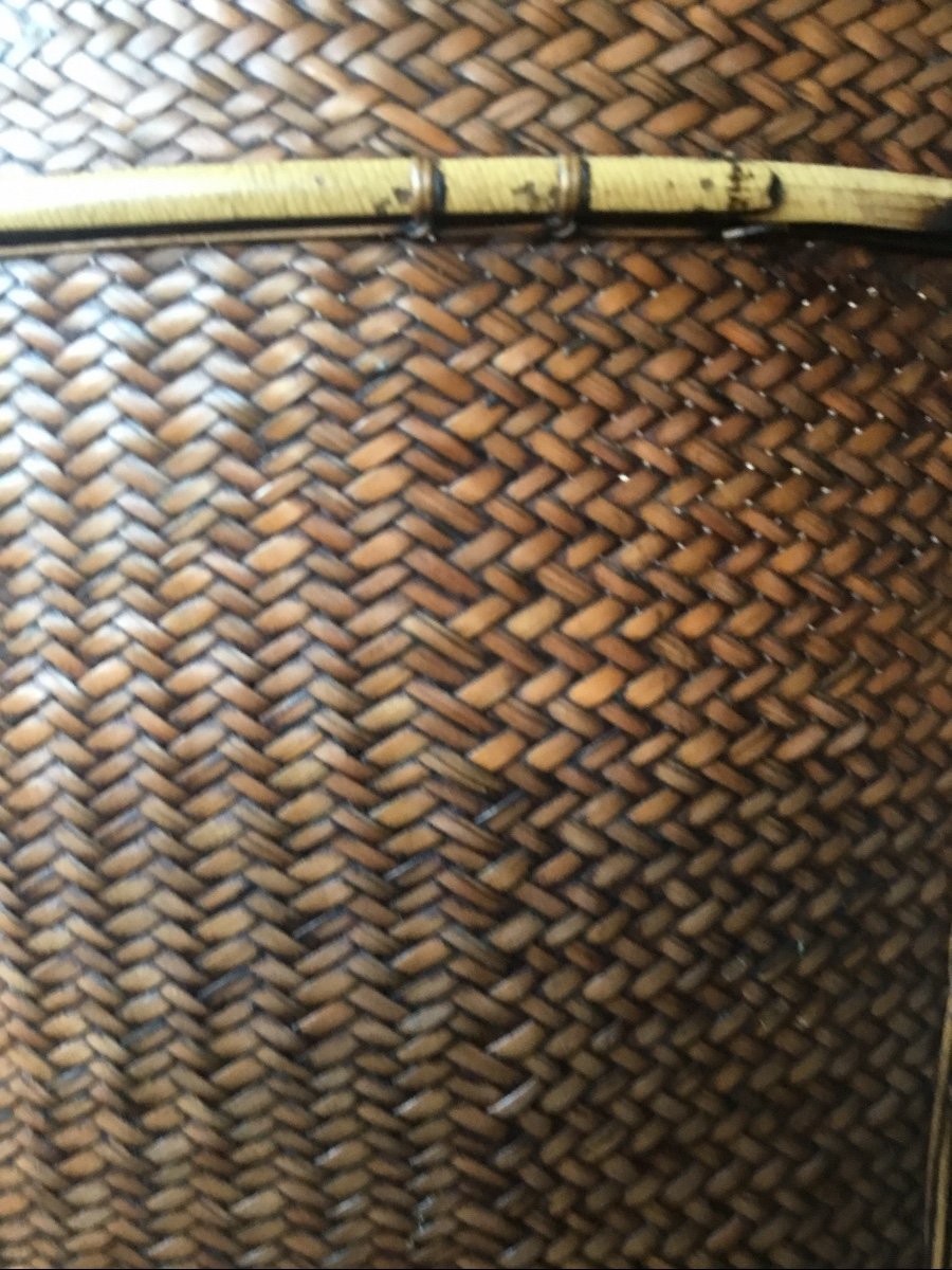 Woven Bamboo Waste Paper Basket -photo-2