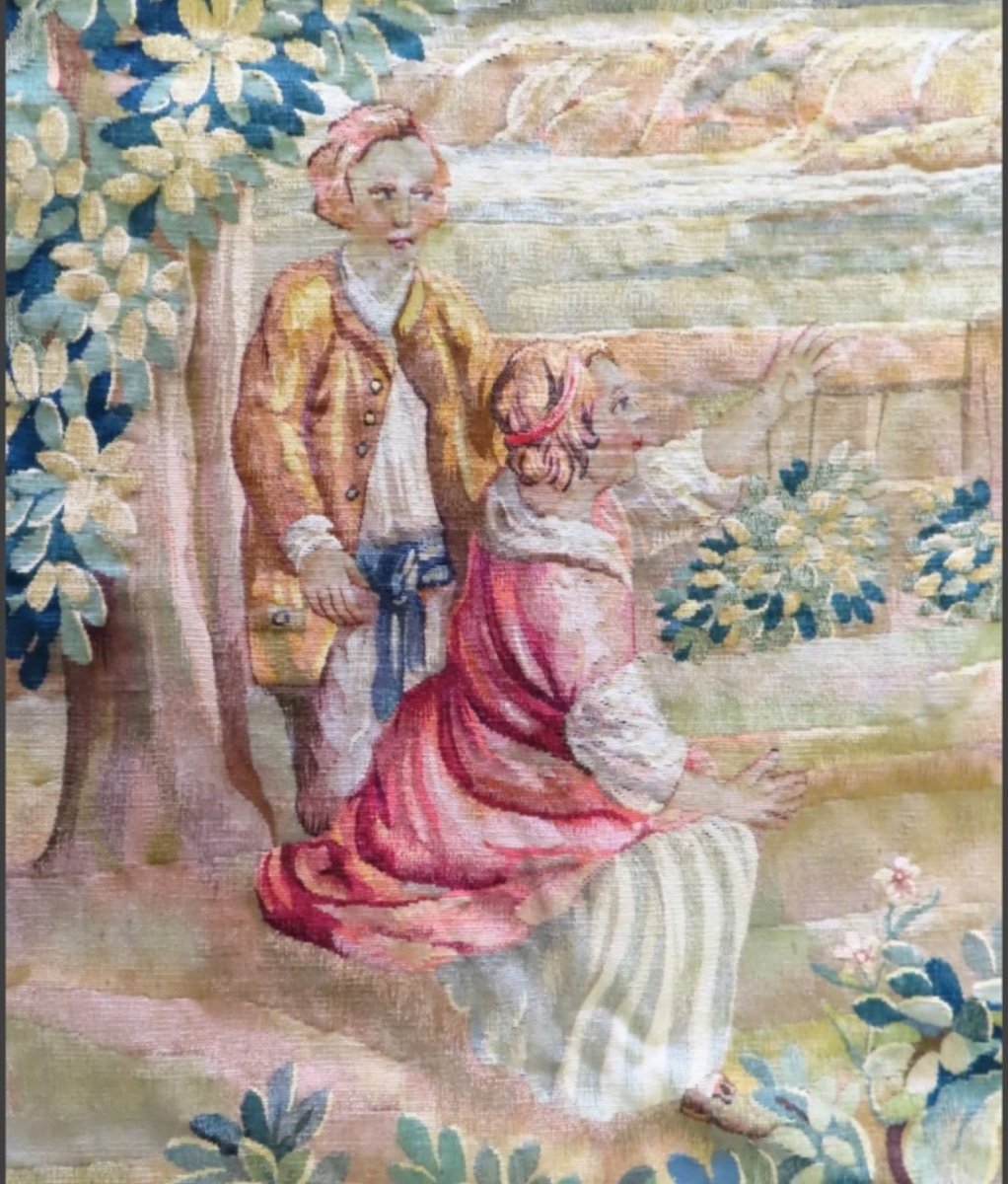 Aubusson Tapestry Blind Man's Buff (231 X 191 Cm)