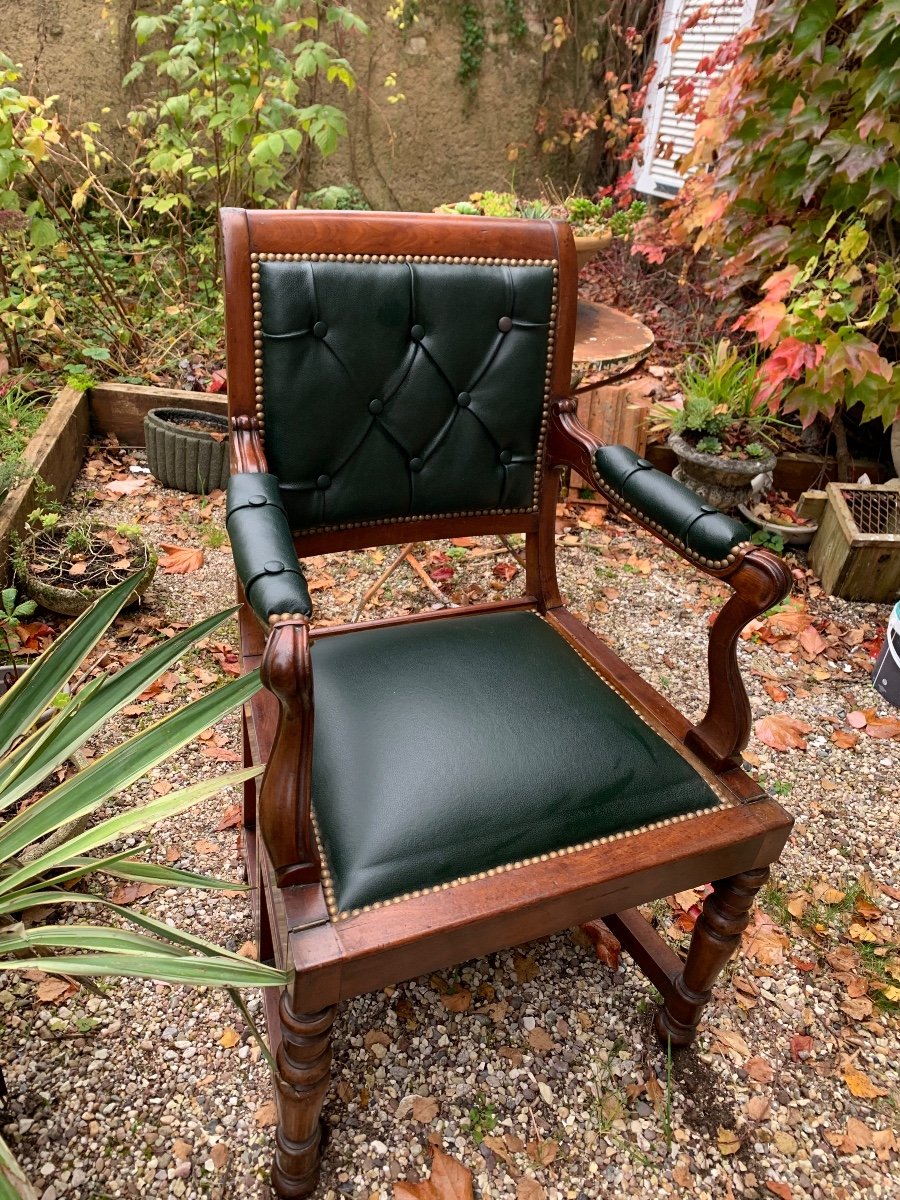 Fauteuil Transformable En Escabeau De Bibliothèque, Angleterre -photo-7