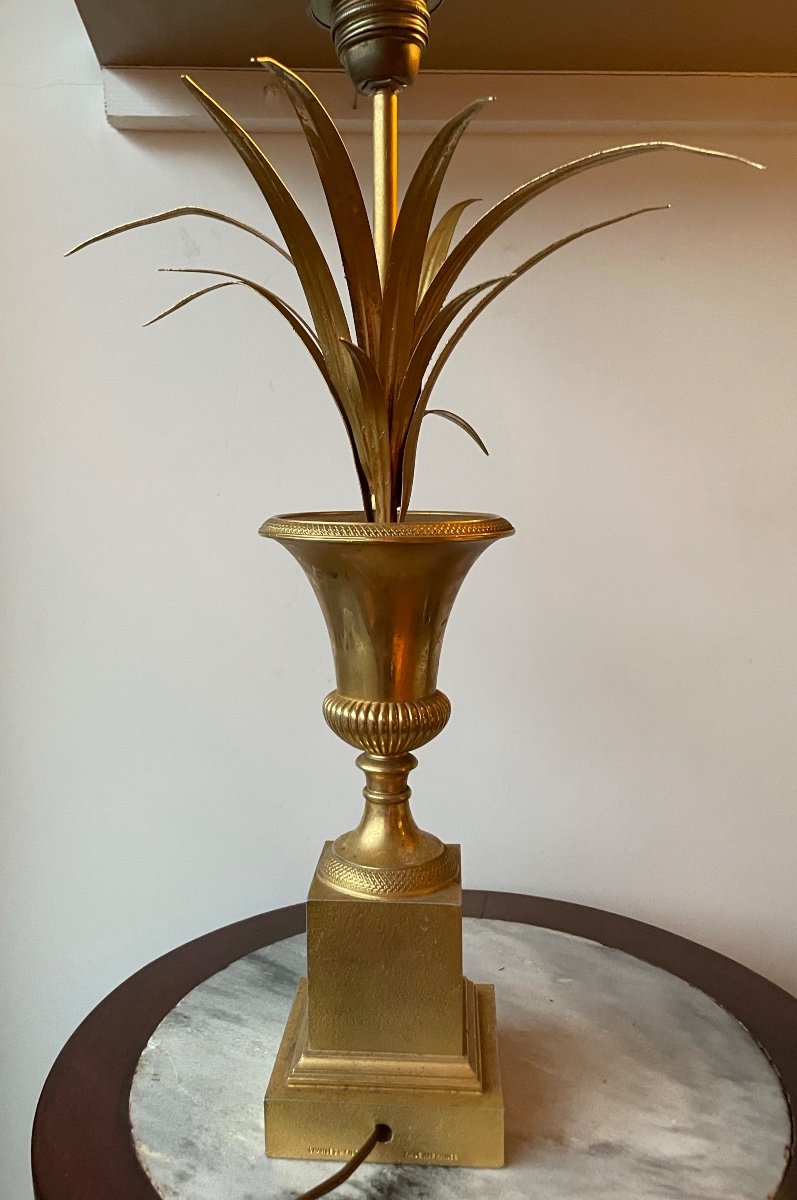 Charles Signed Lamp, Palm Tree Model 