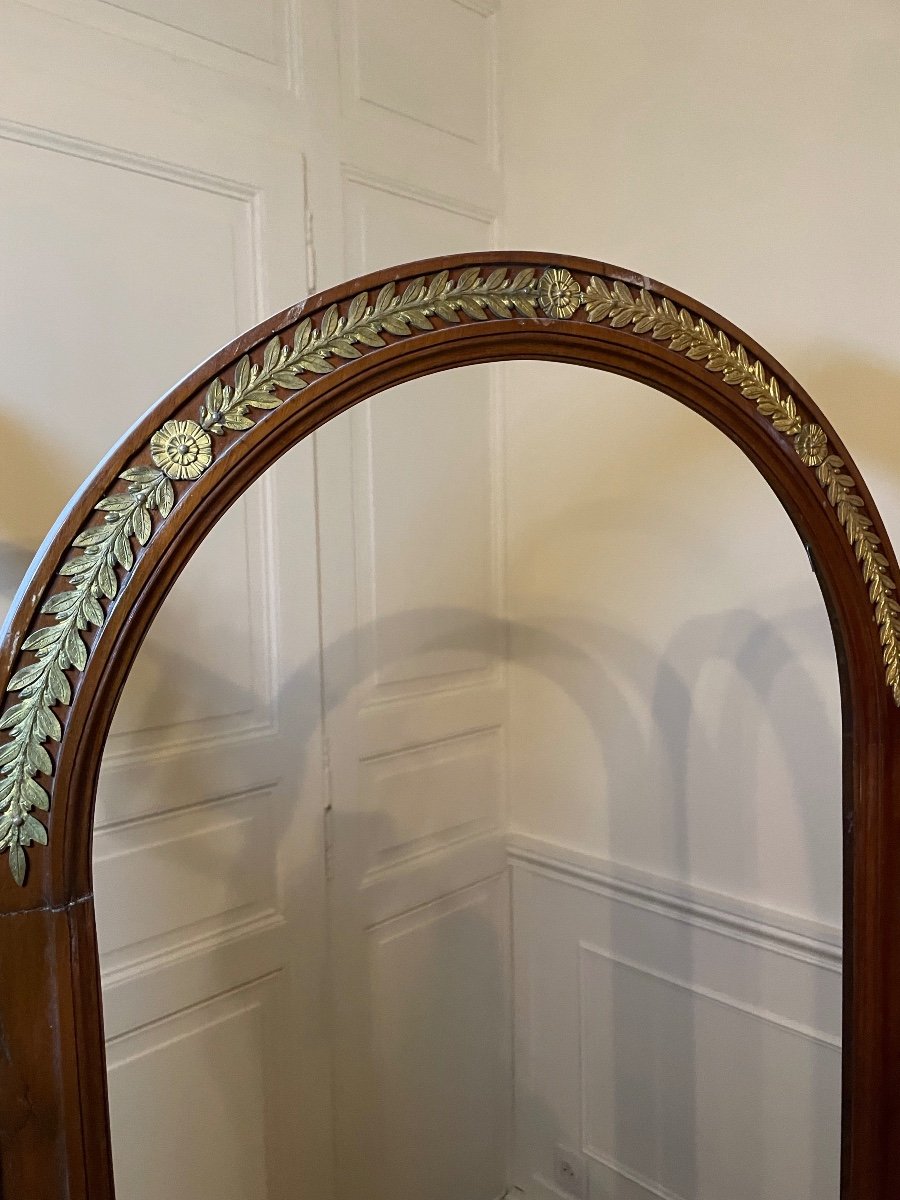 Large Five-leaf Mahogany Screen-photo-4