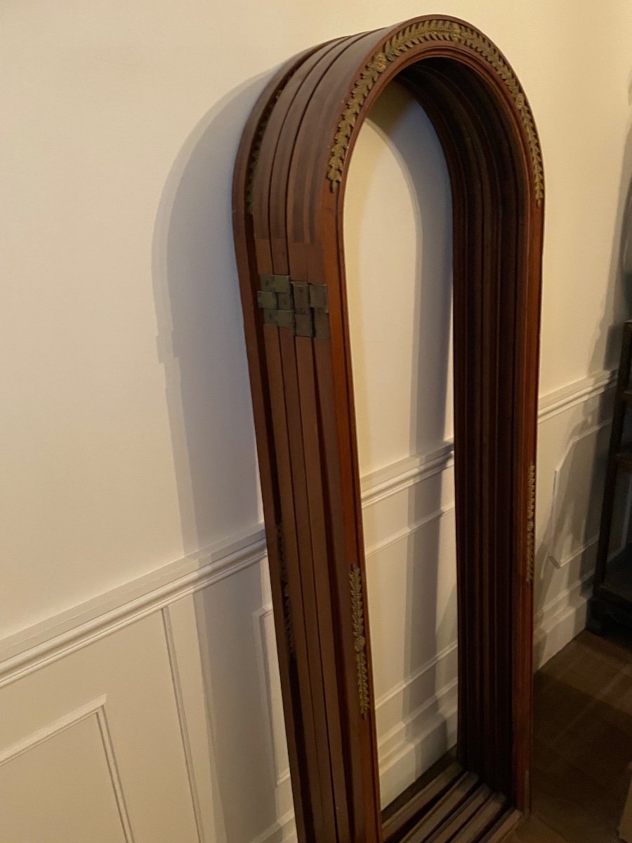 Large Five-leaf Mahogany Screen-photo-7