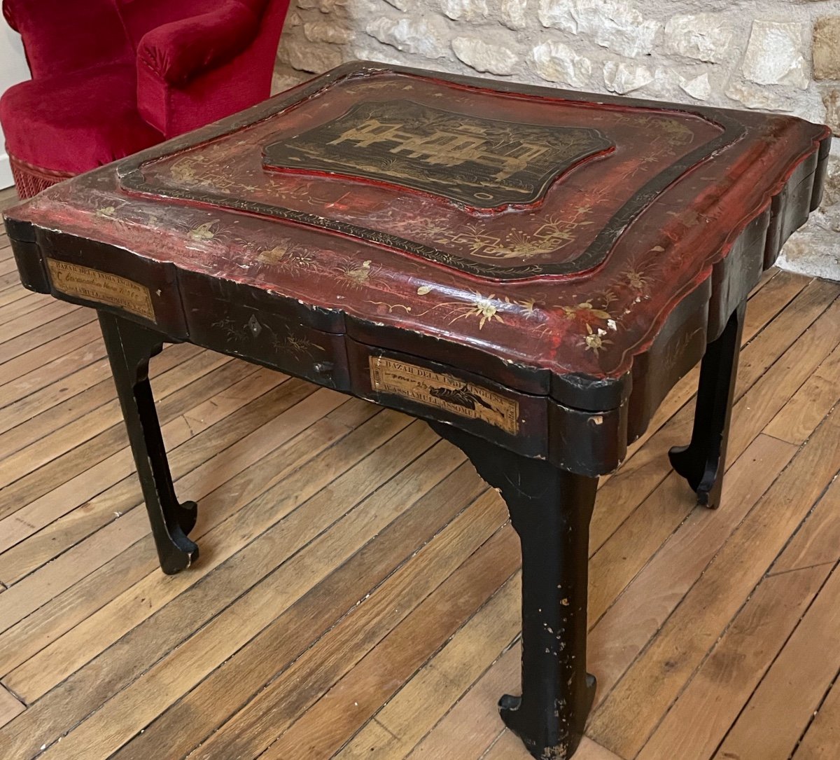 Box On Stand, Shawl Box, From The Bazaar Of India 