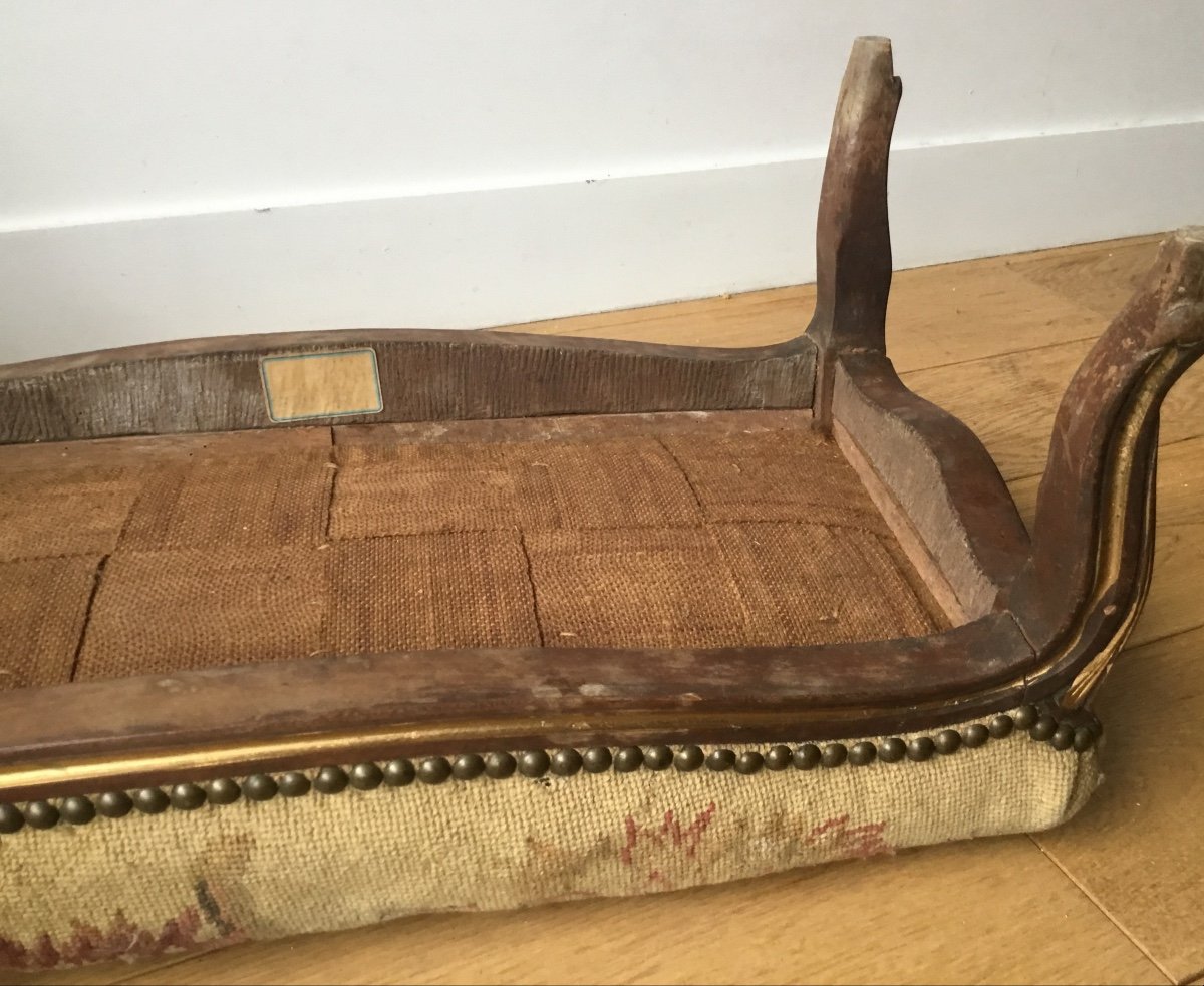 Small Old Footrest Bench -photo-7