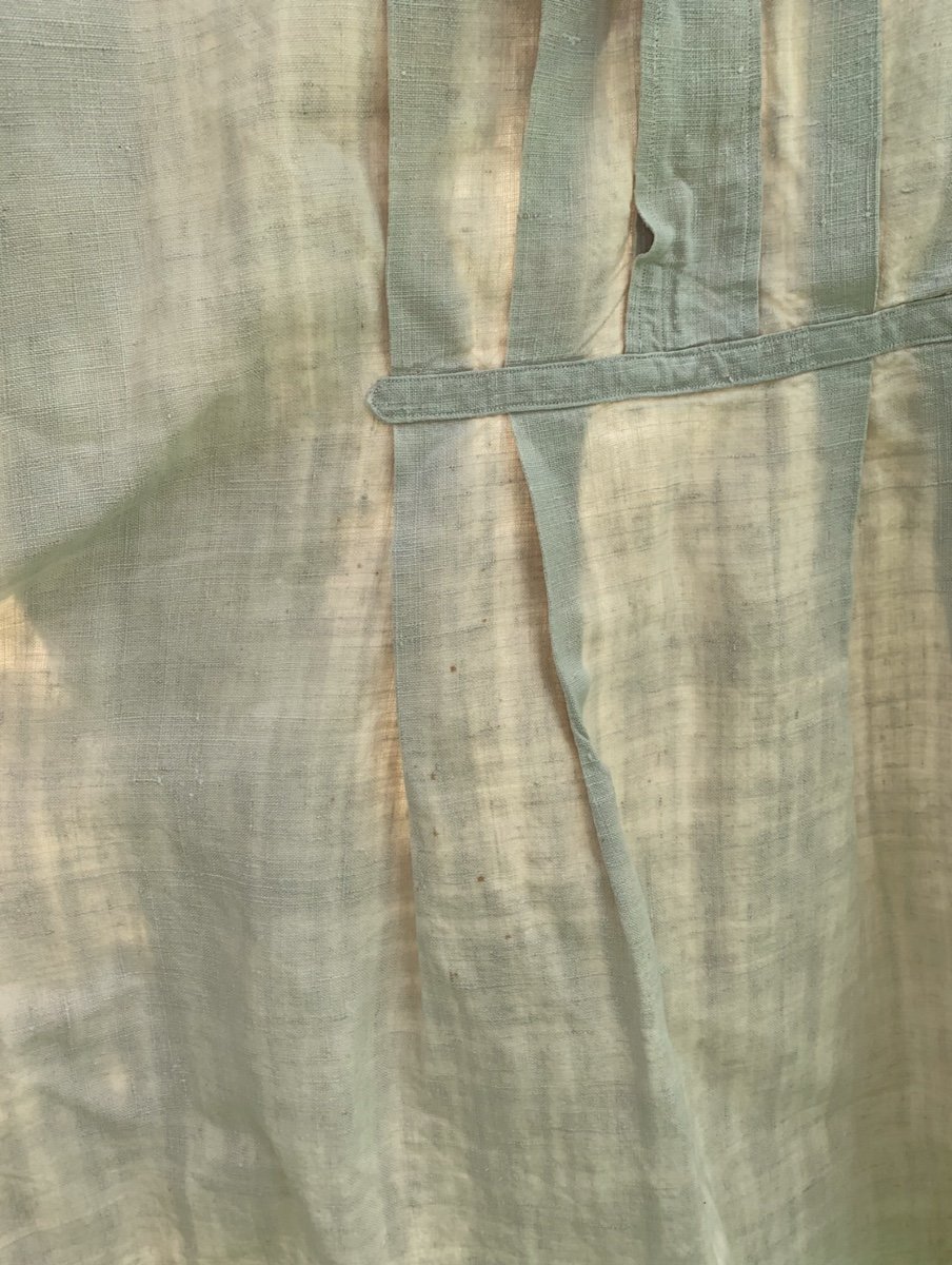 Vintage Linen Work Shirt, French Hemp-photo-1