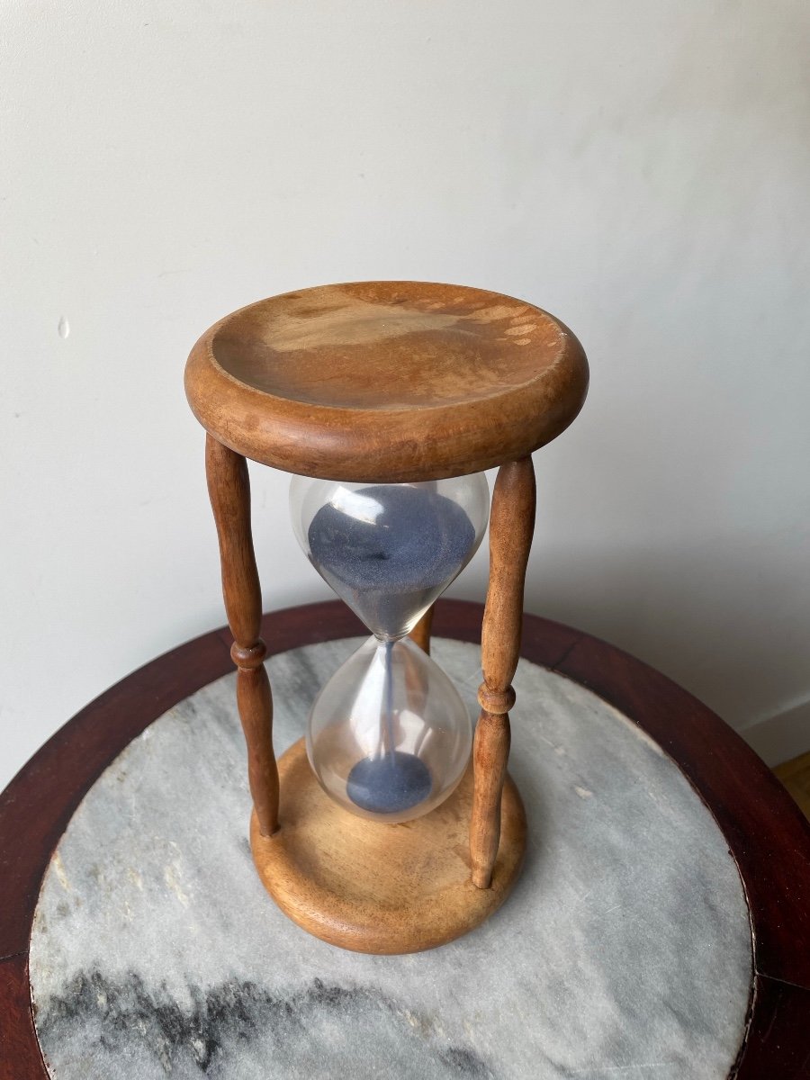 Table Hourglass With 3 Columns H 25 Cm-photo-1