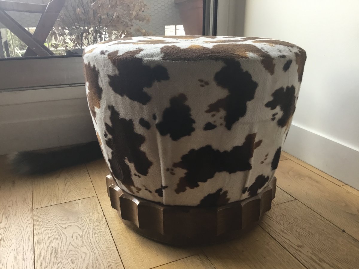 Art Deco Style Pouf-photo-4