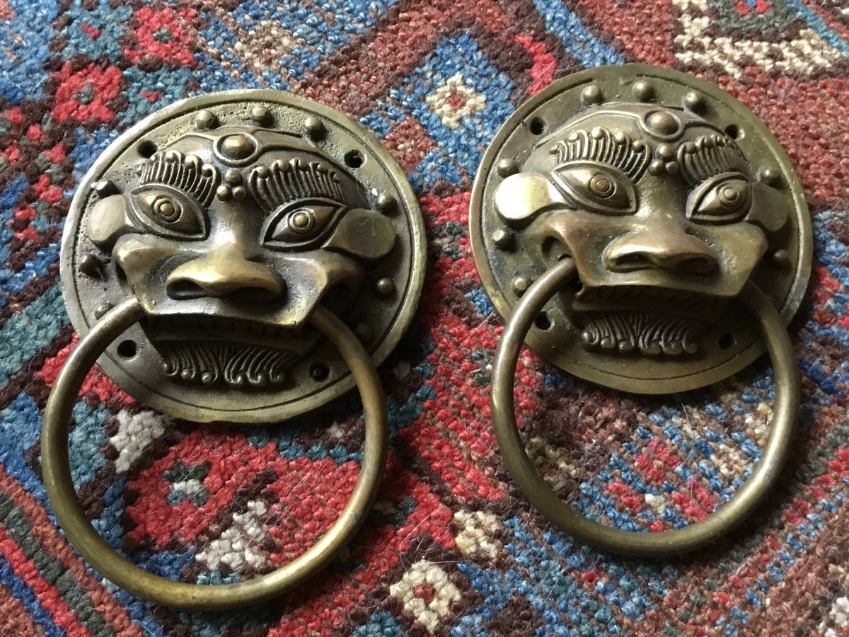 Furnishing Bronze, Taotie Masks-photo-2