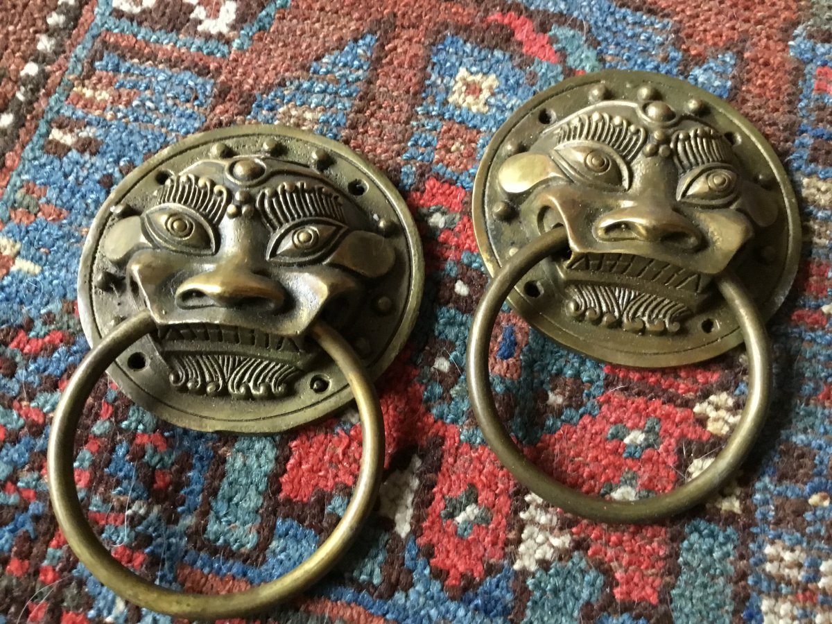 Furnishing Bronze, Taotie Masks-photo-3