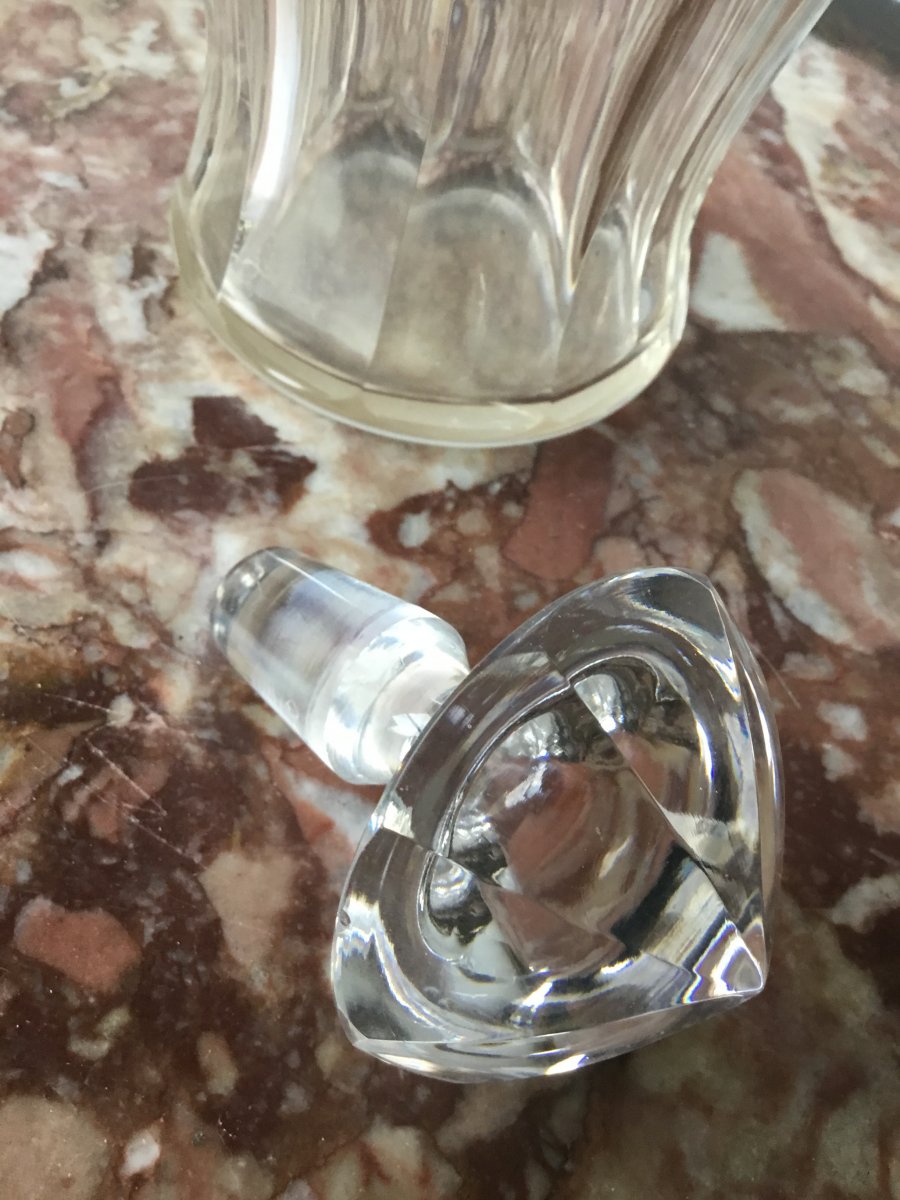 Crystal Decanter, Prob Baccarat, Early Twentieth-photo-6