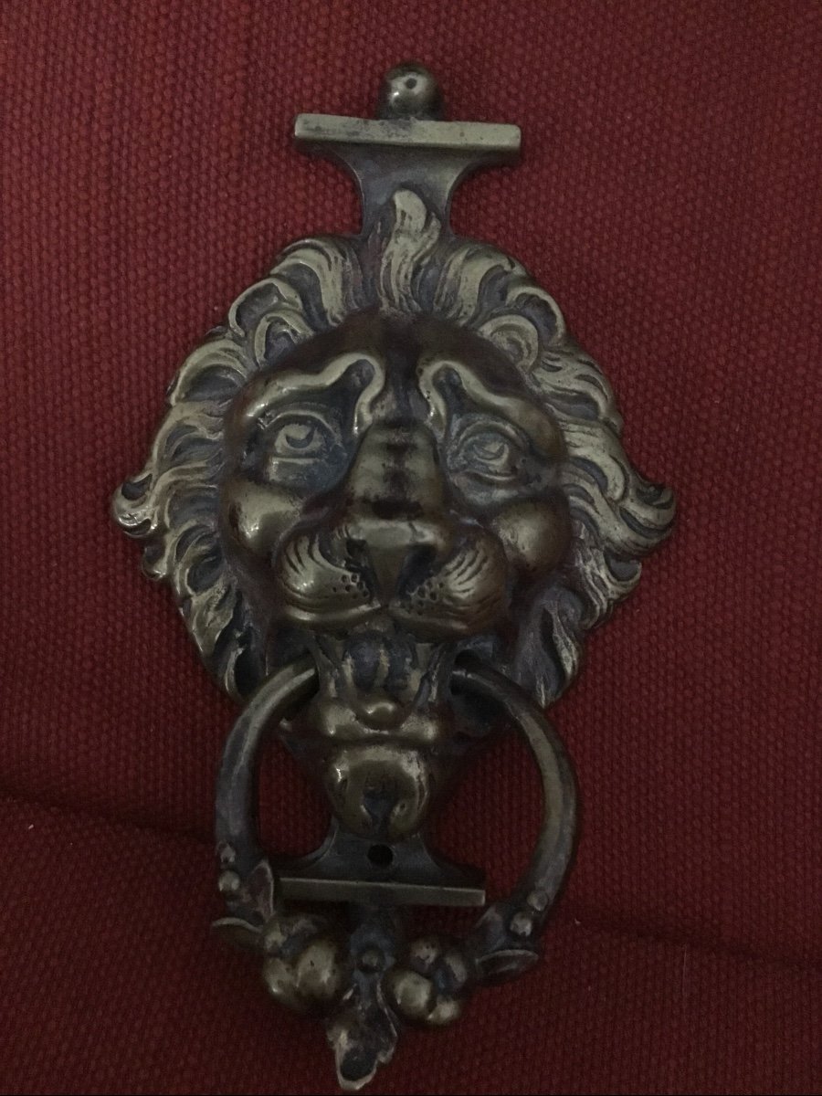 Bronze Upholstery, Lion's Muzzle Pull Handle-photo-2