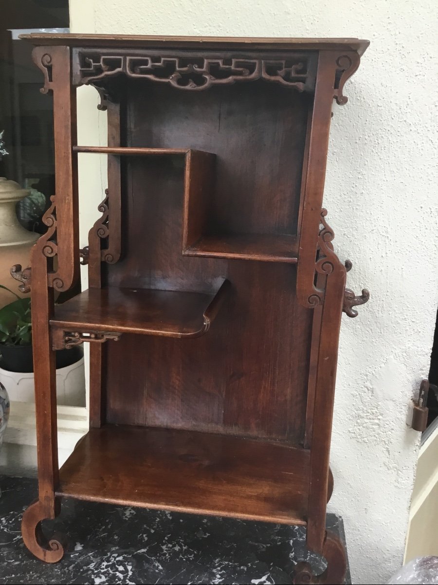 Small Mahogany Presentation Cabinet Dlg De Viardot-photo-2