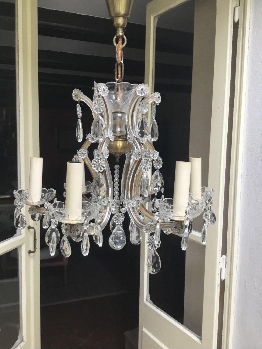 6 Arms Of Light Tassel Chandelier-photo-2