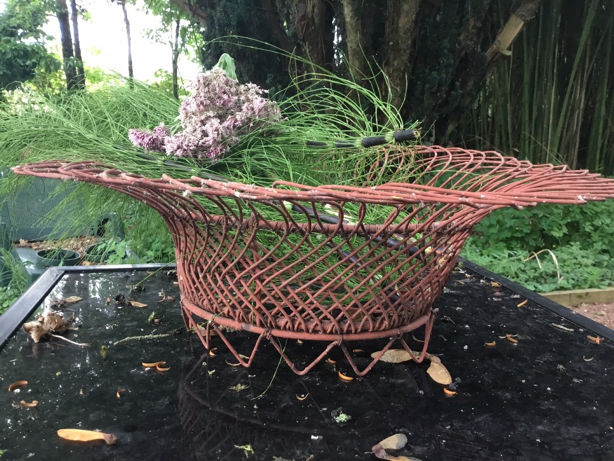 Corbeille , Jardiniere De Jardin En Fer-photo-4