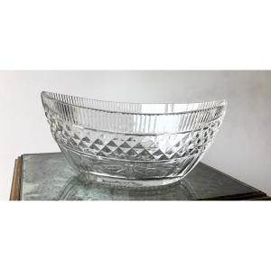 Navette Cup In Cut Crystal, Napoleon III